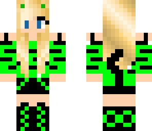 green tiger girl
