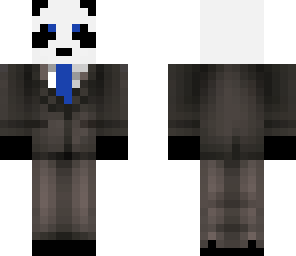 panda in a suit 