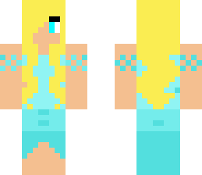 cute blue girl