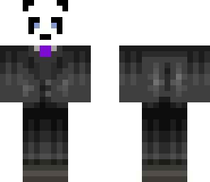 panda in a suit