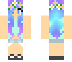 flower crown girl