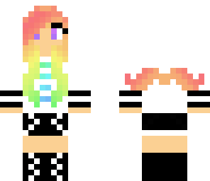 cute rainbow mustache girl
