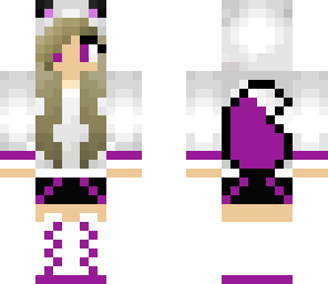 purple wolf girl