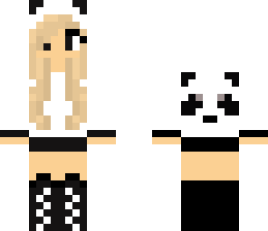 black and white panda