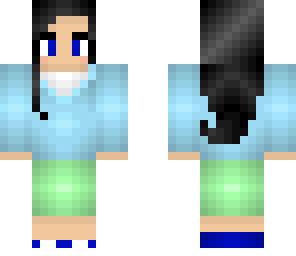 black hair
