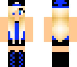 blue girl