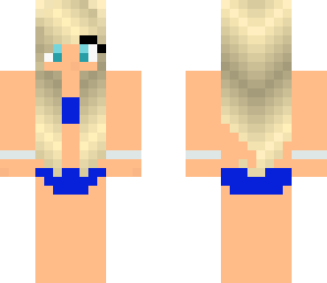 blonde bikini babe