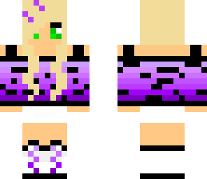 purple zebra girl