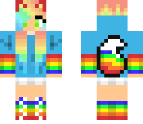 my rainbow wolf