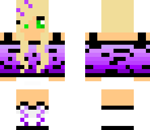 purple zerbra girl