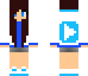 blue youtube girl