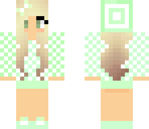 green and white
