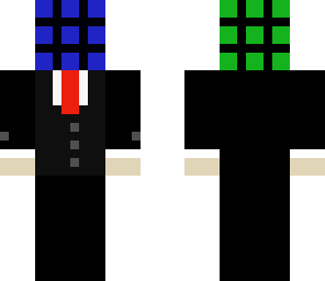 cube in a suit