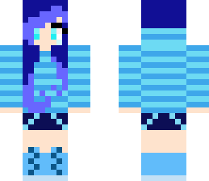 blue girl