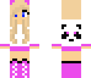 pink panda girl