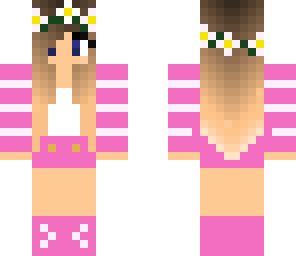 cute girl in pink