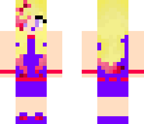 pink and purple girl
