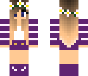 cute girl in purple