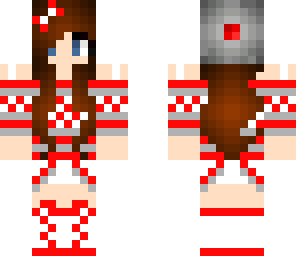 checkerd girl