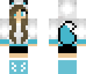 blue wolf girl