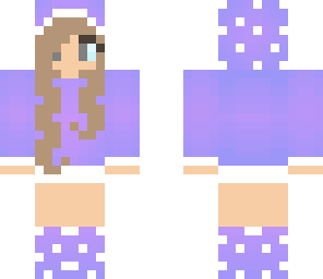 cute purple polka dot
