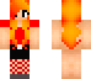 beautiful flame headed girl