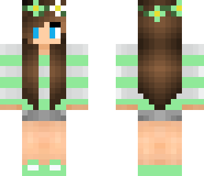 flower crown version of my skin
