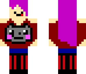 girl with nyan cat