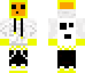 yellow orane sking
