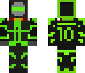 black and green dude