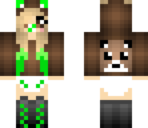 green bear girl