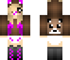 purple bear girl