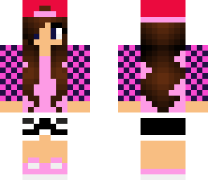 pink and purple cute girl