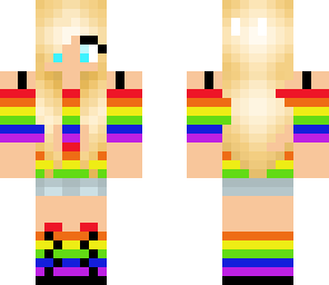 cute rainbow girl