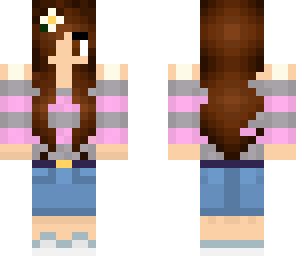 brunette summer girl
