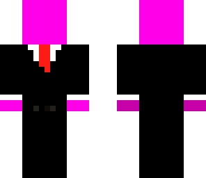 pink man in a tux
