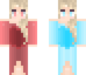 fire elsa and ice elsa
