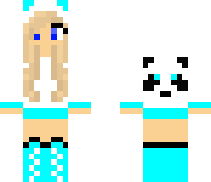 blue panda