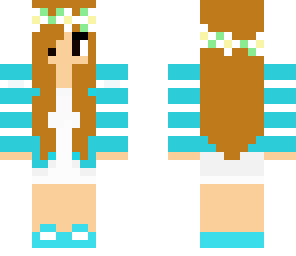 edit flower crown girl