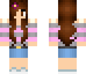 brunette summer girl