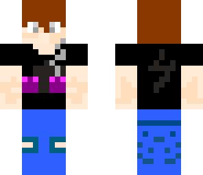 my new minecraft skin for pe
