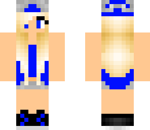 cute blue girl