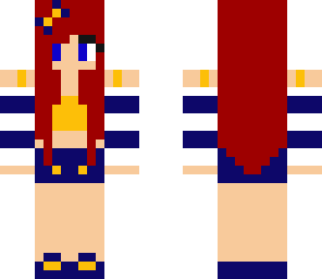 red hair sailor girl