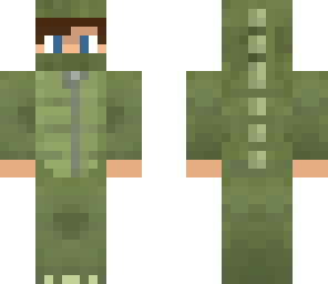 me in dino suit