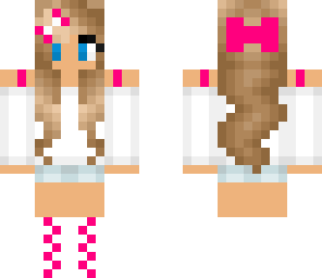girl in pink