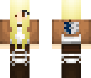 blonde attack on titan girl