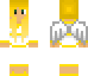 angel girl with blond ombre hair