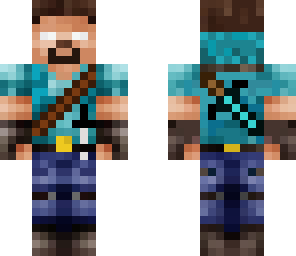 herobrine diamond equipped