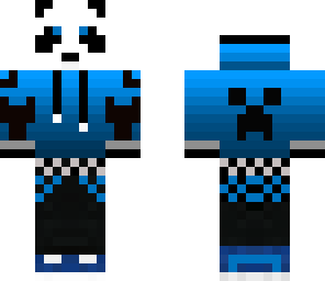 blue panda