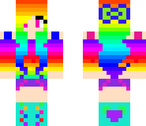 rainbow girl